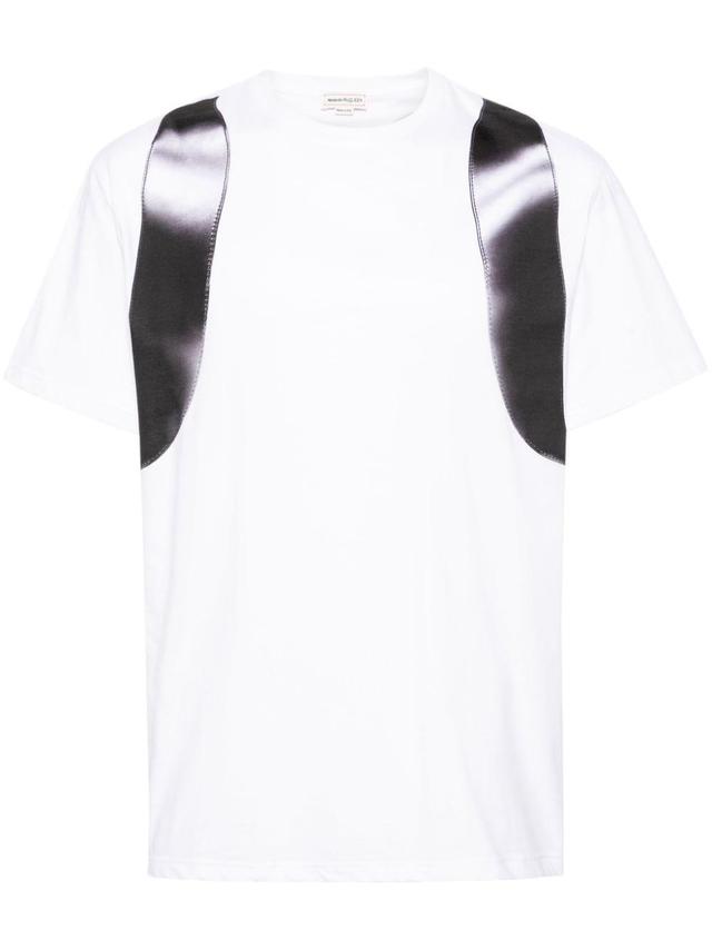 Photograph-print Cotton T-shirt In Weiss Product Image