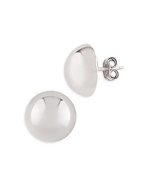 Bloomingdales Sterling Silver Button Stud Earrings - 100% Exclusive Product Image