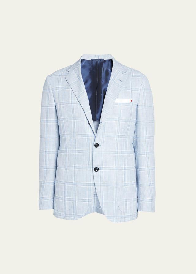 Mens Glen Check Cashmere-Blend Sport Coat Product Image