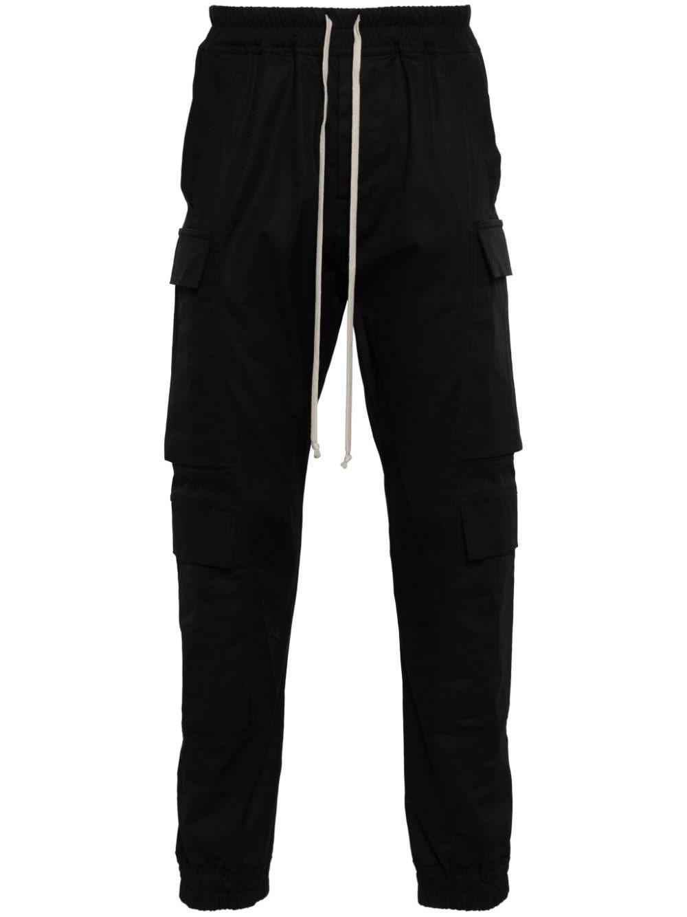 RICK OWENS Mastodon Cut Drawstring Pant In Black Product Image