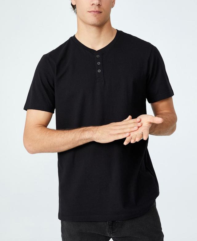 Mens Henley T-shirt Product Image