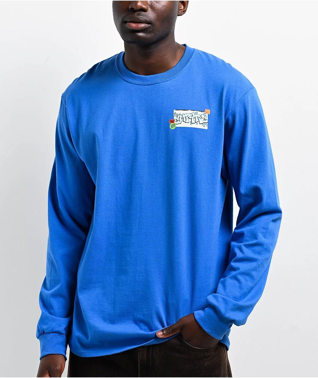 Empyre Spray Can Blue Long Sleeve T-Shirt Product Image