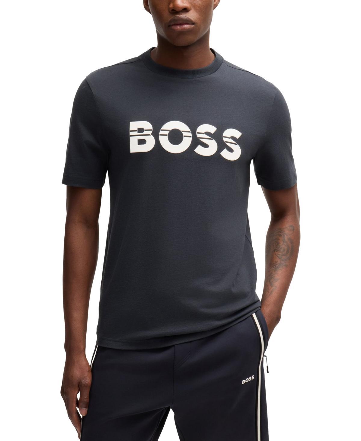 Boss by Hugo Boss Mens Logo Regular-Fit T-Shirt Product Image