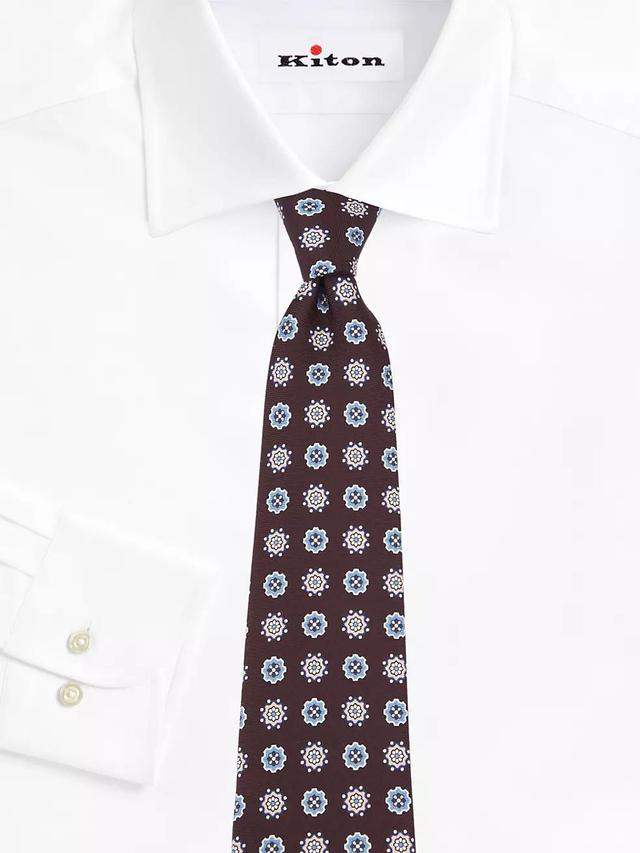 Floral Print Silk Tie Product Image