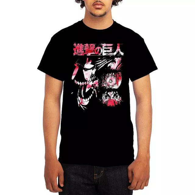 Mens Attack on Titan Tee Blue Product Image