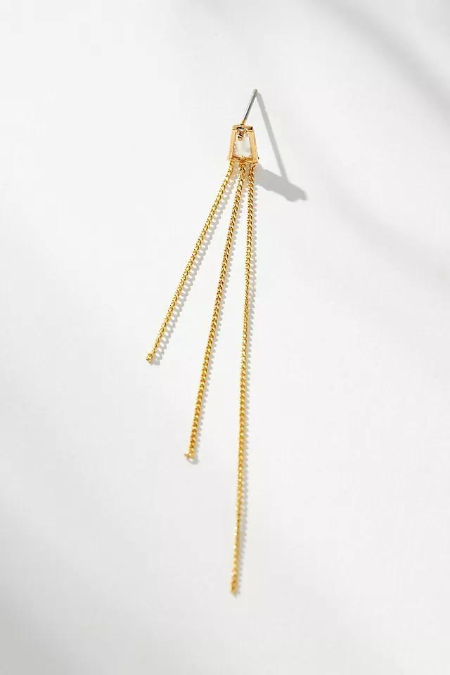 Long Chain Tassel Drop Earrings Product Image