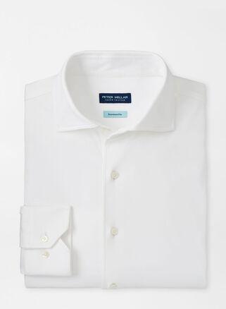 Peter Millar Mens Magnus Excursionist Flex Sport Shirt | Color: White | Size: S Product Image