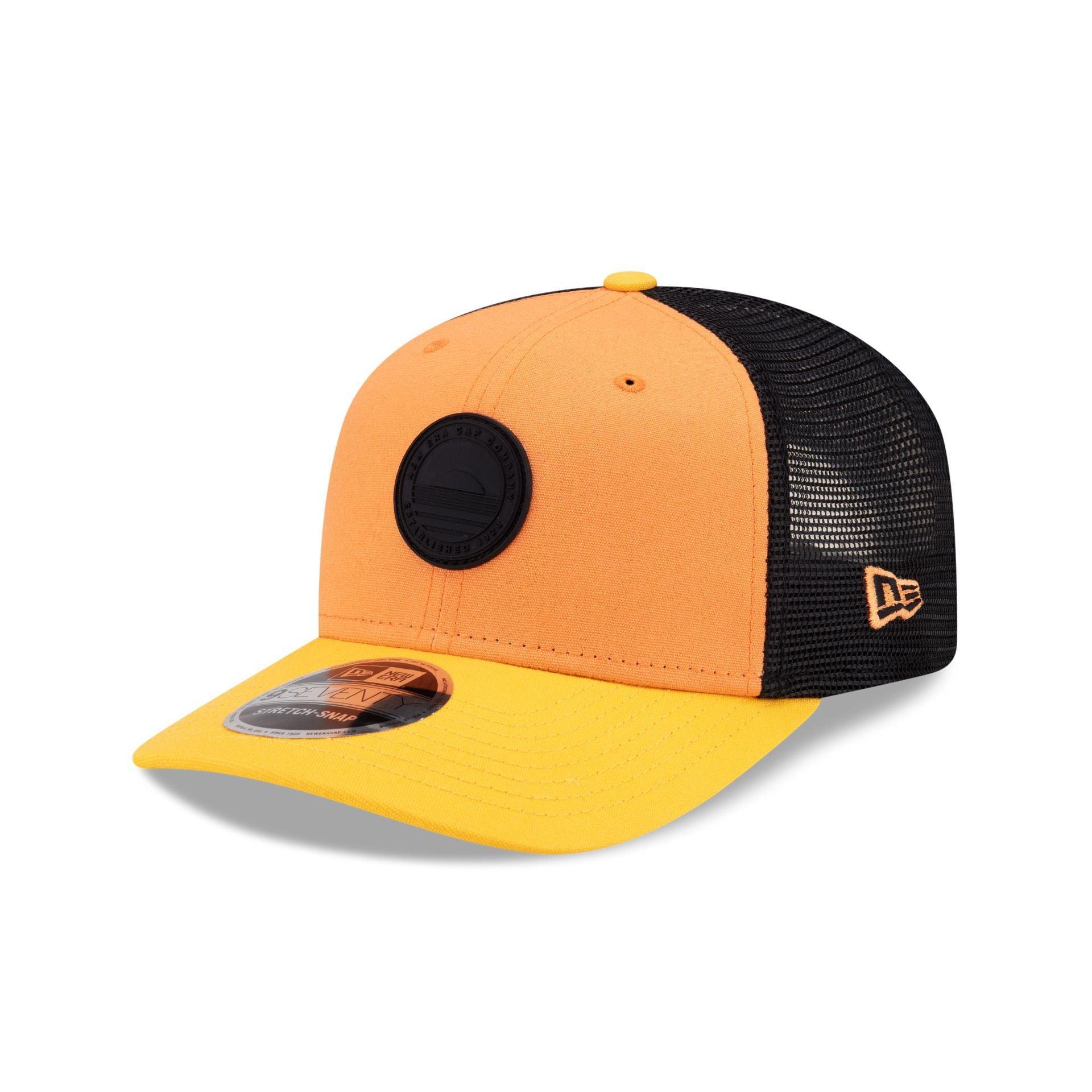 New Era Cap Orange 9SEVENTY Trucker Hat Male Product Image