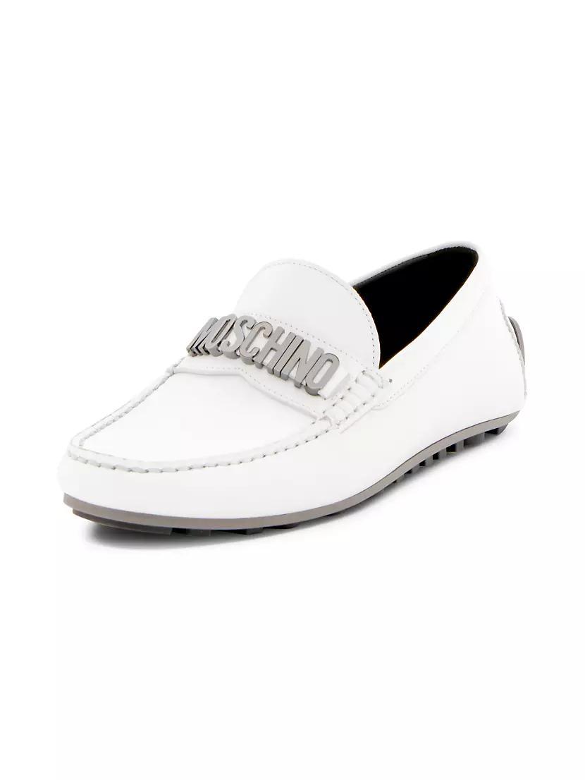 Logo Leather Loafers Product Image