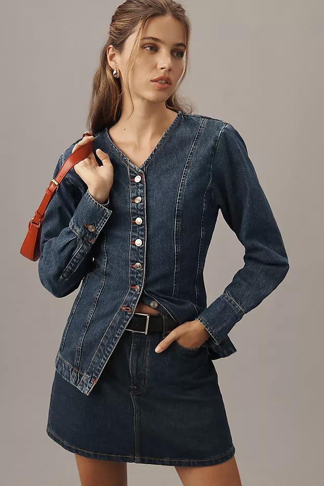 ALIGNE Audrey Long-Sleeve Denim Shirt Product Image