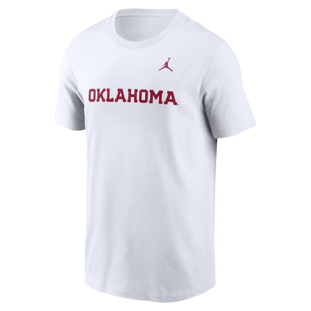 Mens Oklahoma Sooners Primetime Wordmark Jordan College T-Shirt Product Image