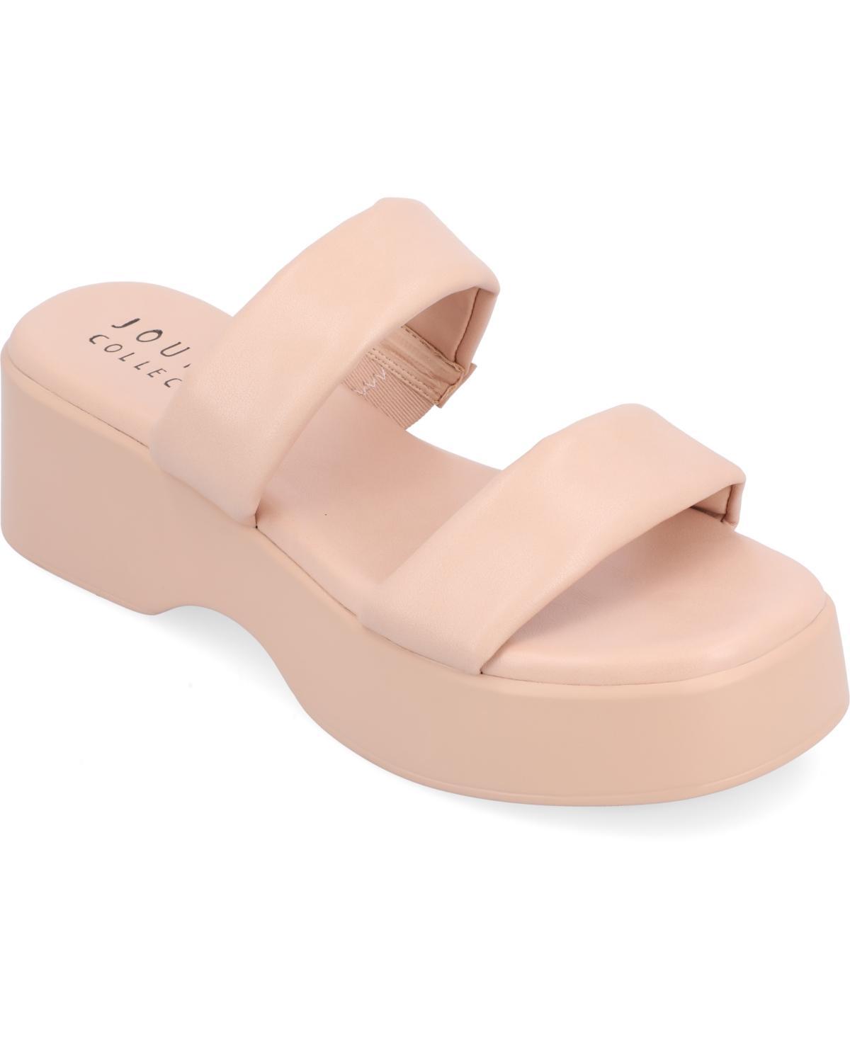 Journee Collection Veradie Tru Comfort Foam Womens Slide Platform Sandals Product Image