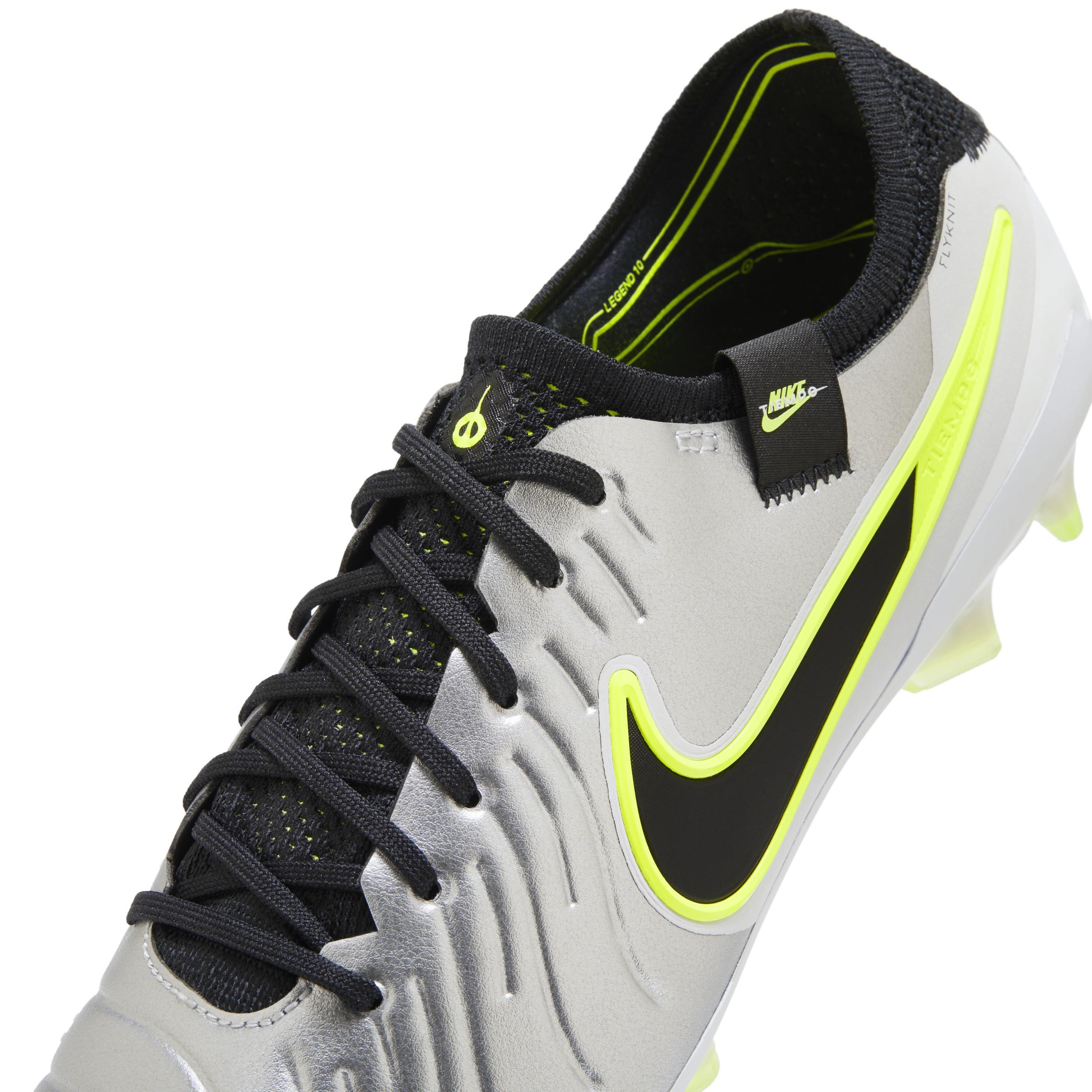 Nike Mens Tiempo Legend 10 Elite Firm-Ground Low-Top Soccer Cleats Product Image