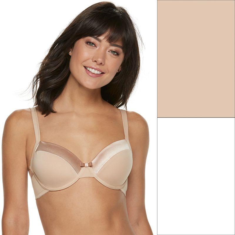 Womens Lunaire Underwire Balconette Tuxedo Bra 2451K Product Image