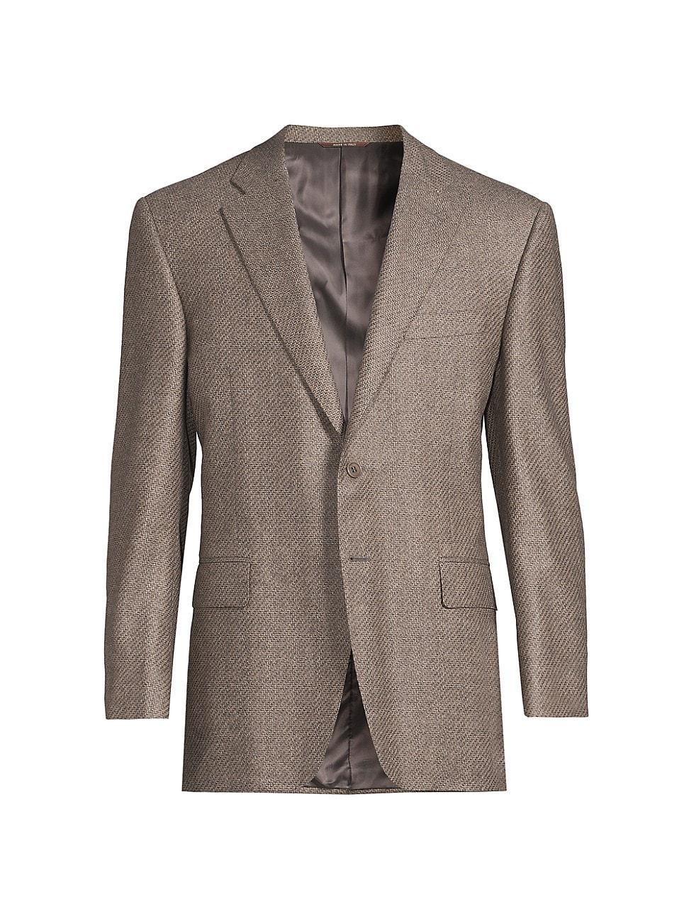 Mens Single-Breasted Wool Sportcoat Product Image