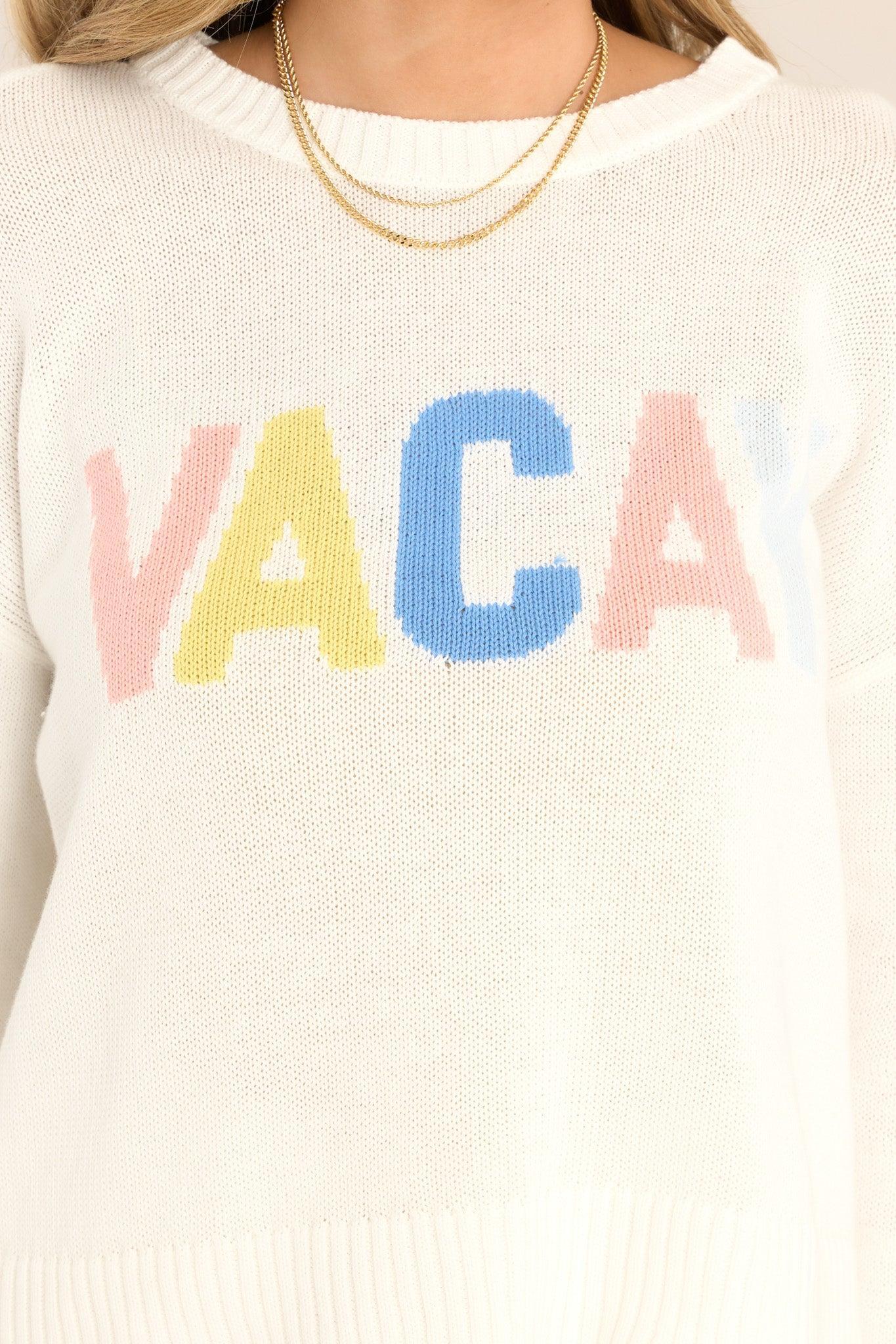 Z Supply Z-Supply Sienna White Vacay Sweater Product Image