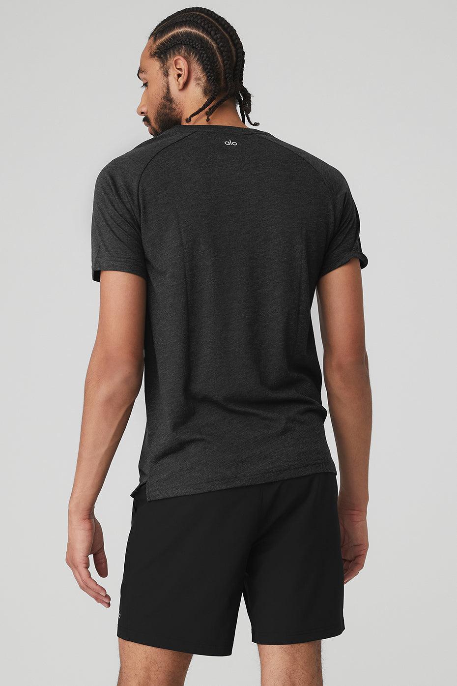 The Triumph Crew Neck Tee - Black Heather Product Image