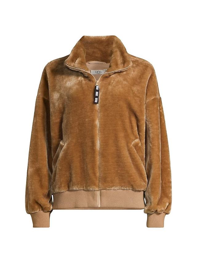 UGG(r) Laken Mock Neck Fleece Jacket Product Image