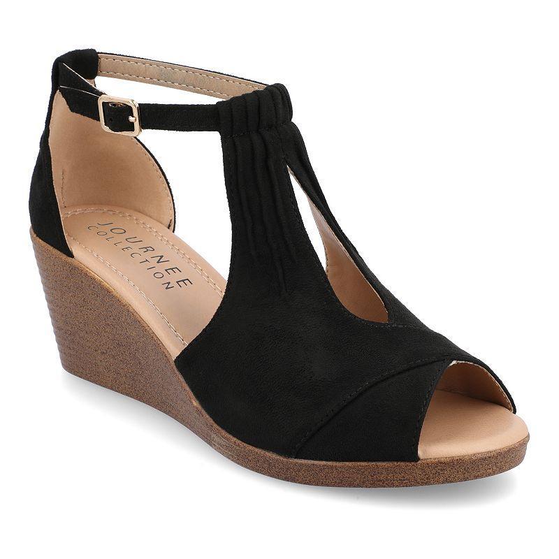 Journee Collection Kedzie Womens Wedges Grey Product Image