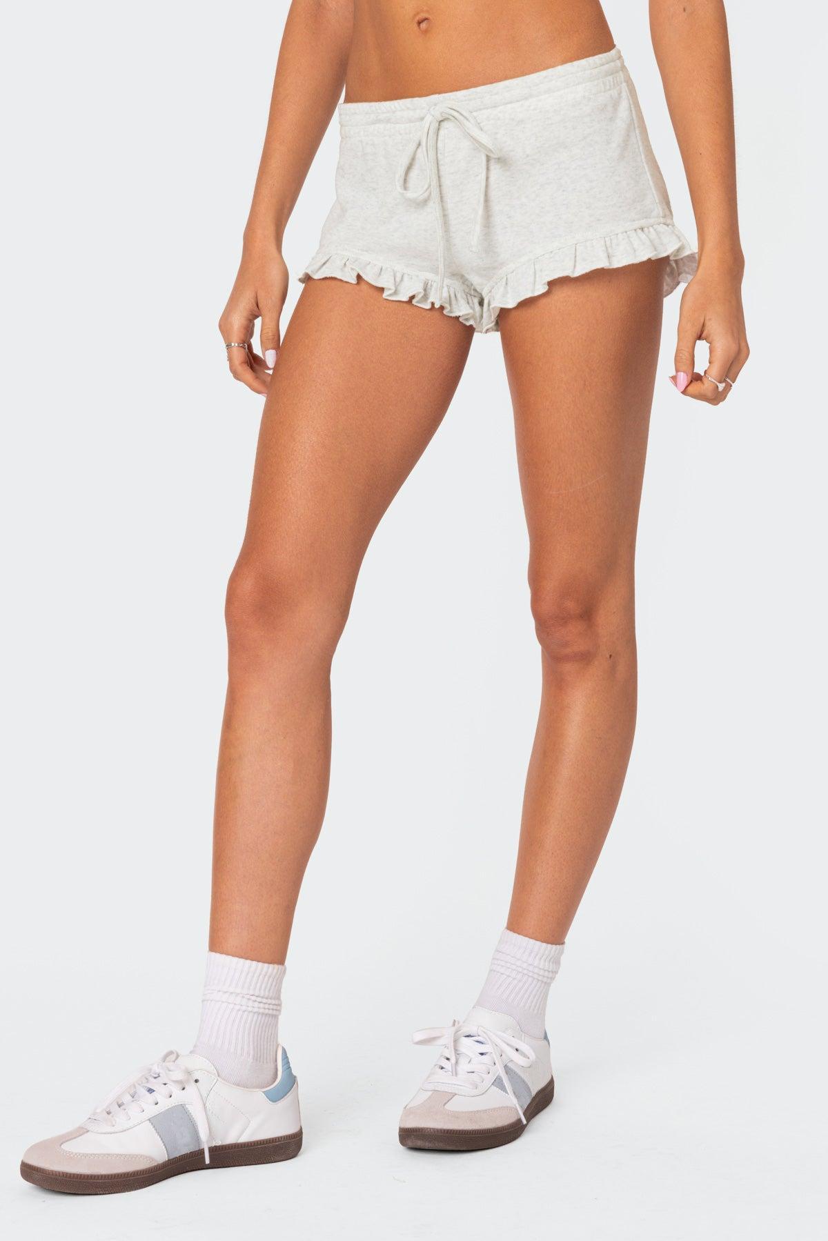 Randi Ruffled Micro Shorts Product Image