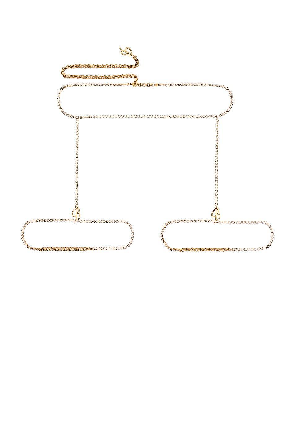 Blumarine Body Chain in Metallic Gold Product Image