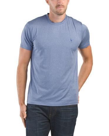 Melange Performance T-Shirt for Men | Polyester/Spandex Product Image