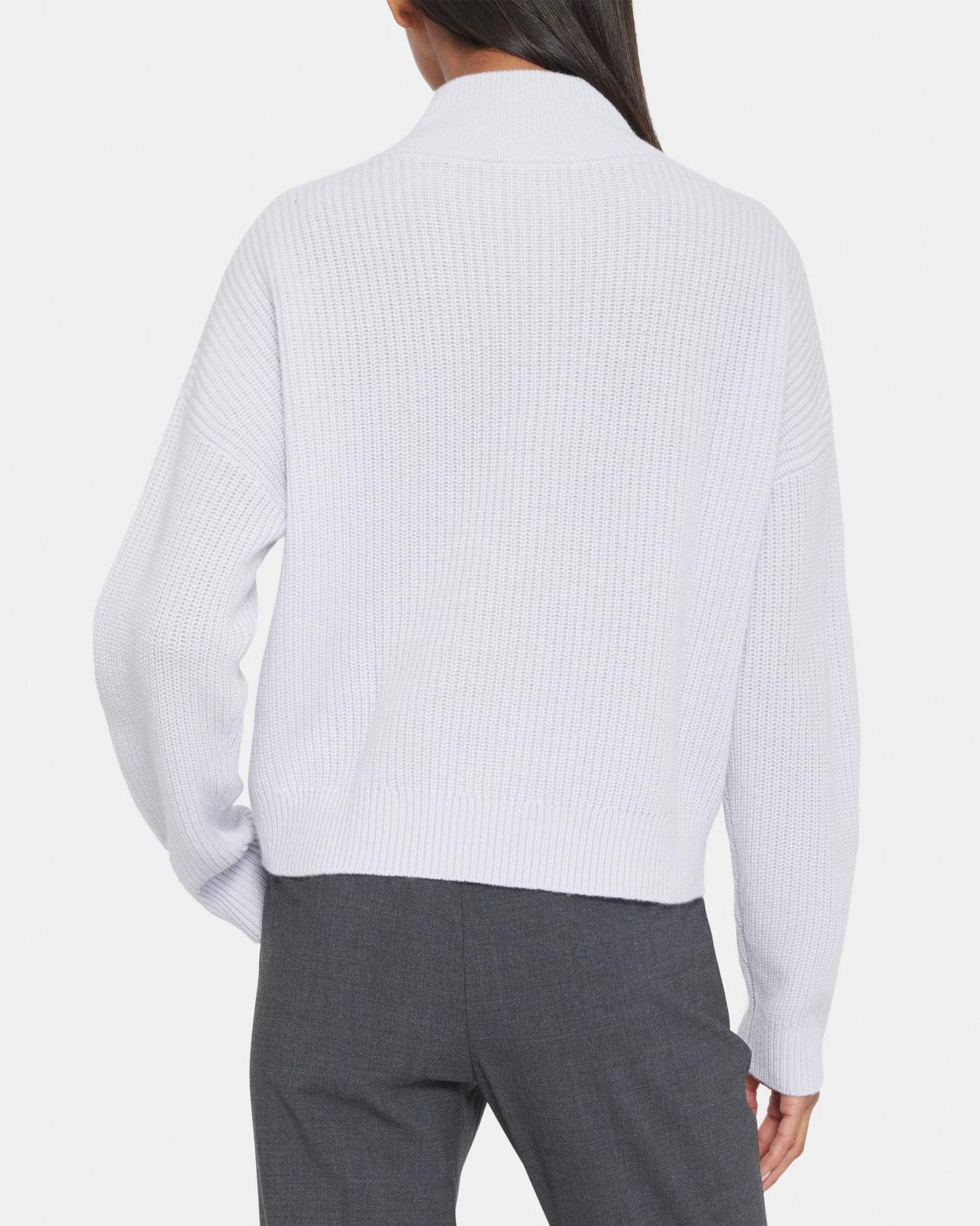 Half-Button Sweater in Wool-Cashmere Product Image