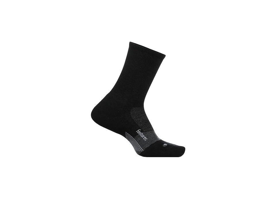 Feetures Merino 10 Cushion Mini Crew (Charcoal 1) Crew Cut Socks Shoes Product Image