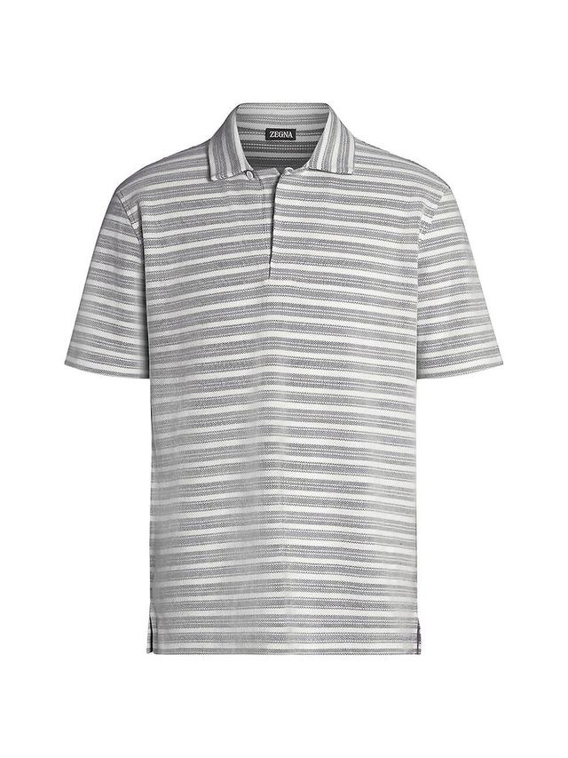 Mens Cotton Polo Shirt Product Image