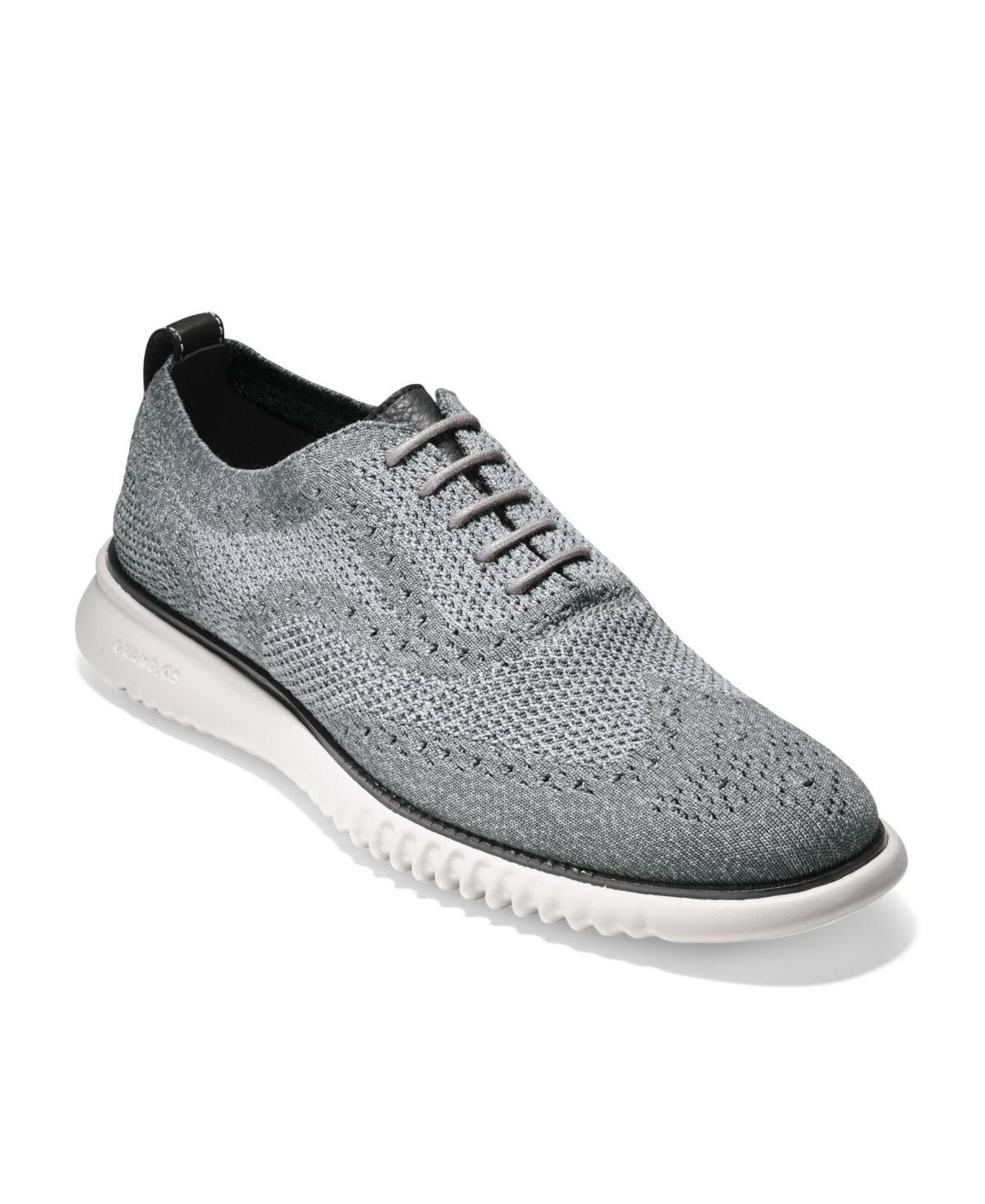 Cole Haan Mens Zerogrand Mesh Brogue-Style Sneakers - Black Product Image