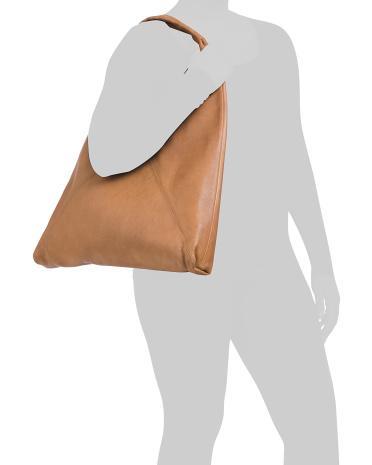 Oversized Leather Shoulder Bag for Women product image