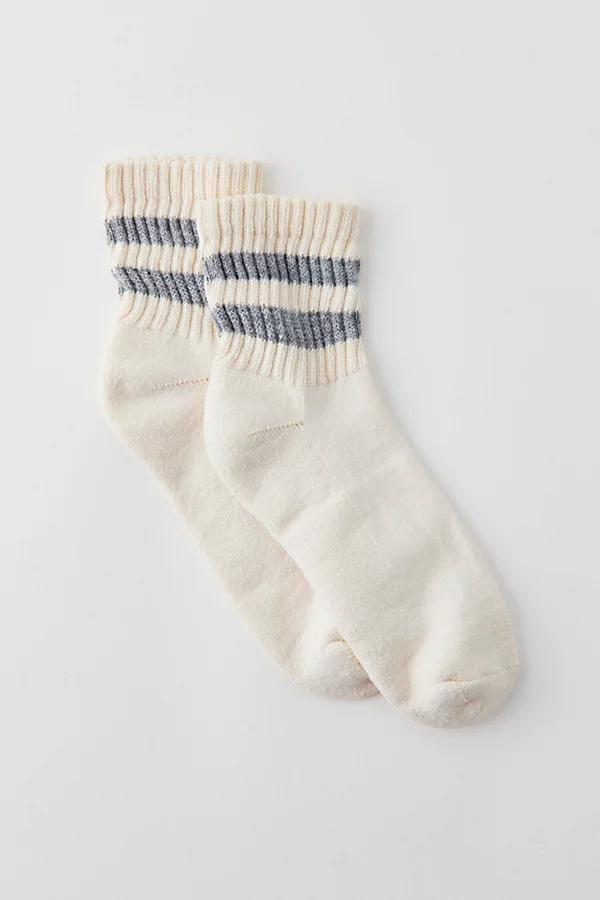 American Trench Mono Striped Quarter Crew Sock Womens at Urban Outfitters Product Image