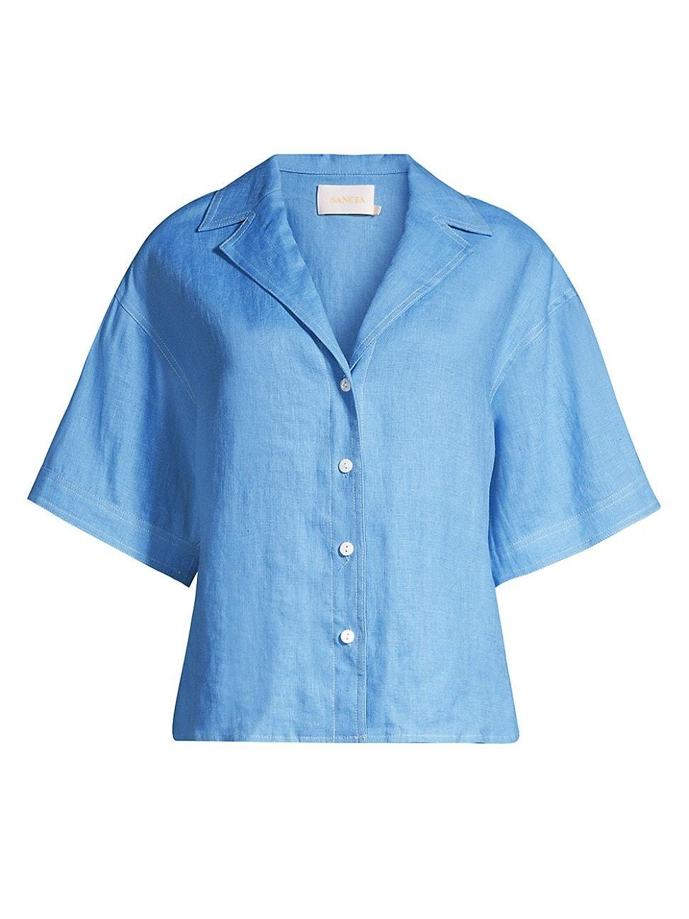 Womens Santana Linen Shirt Product Image