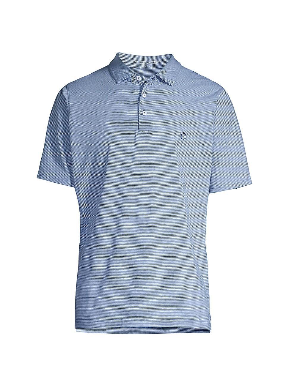 Mens Vin Micro Striped Polo Shirt Product Image