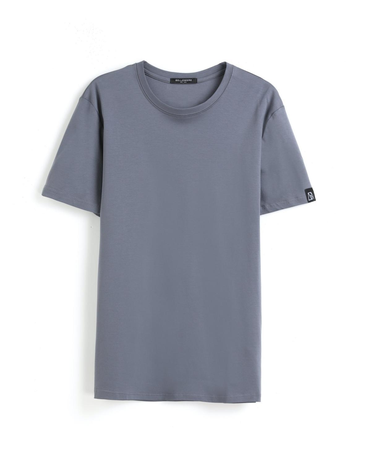 Bellemere Mens Crew-Neck Cotton T-Shirt Product Image