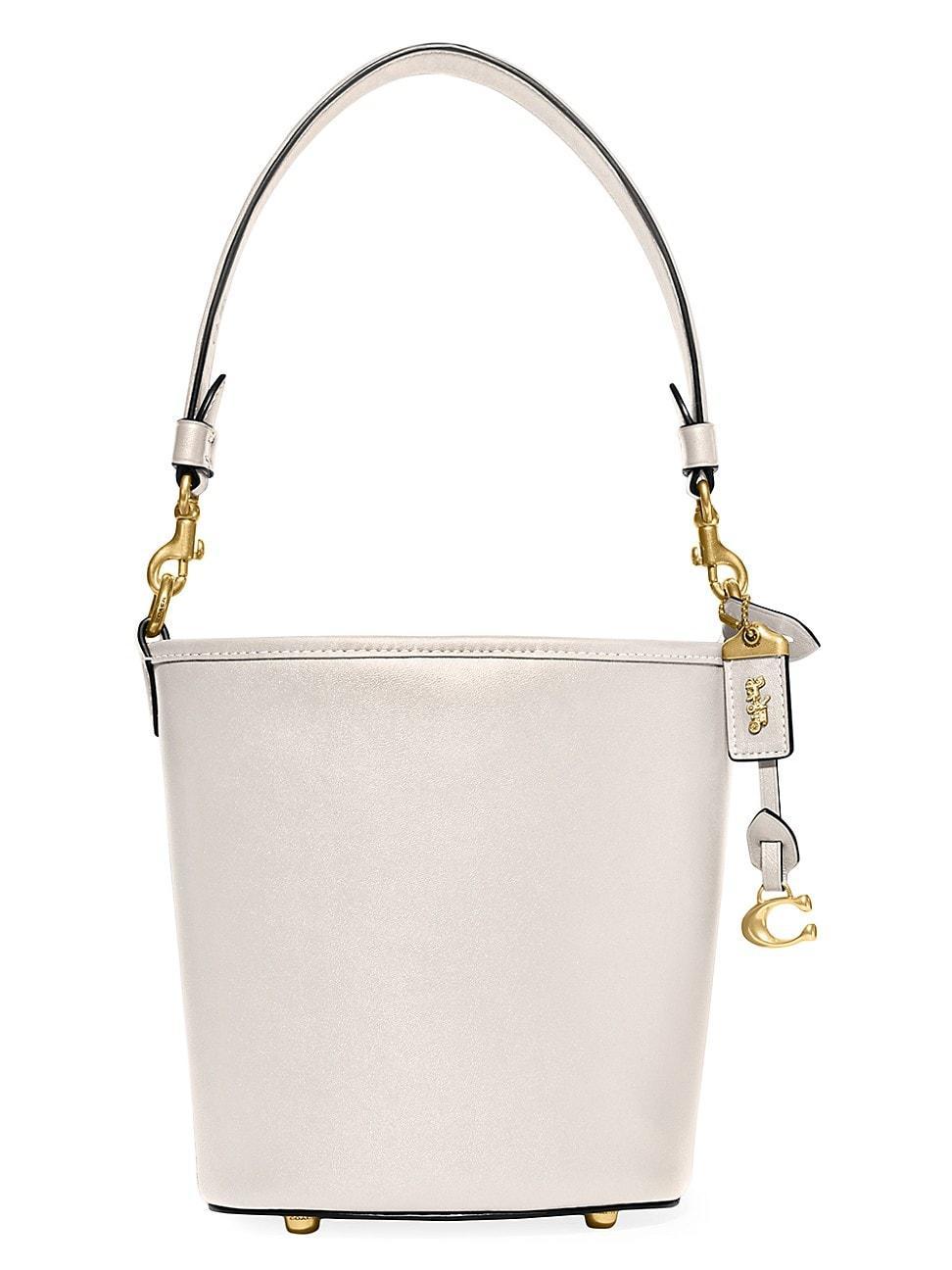 Womens Dakota Leather Bucket Bag Product Image