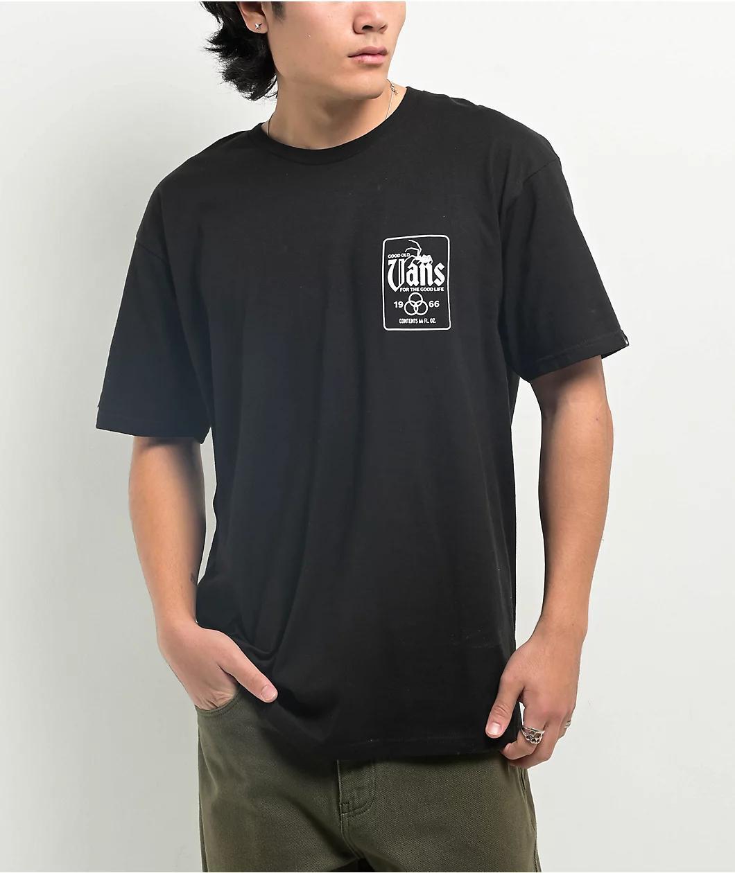 Vans Bucket List Black T-Shirt Product Image