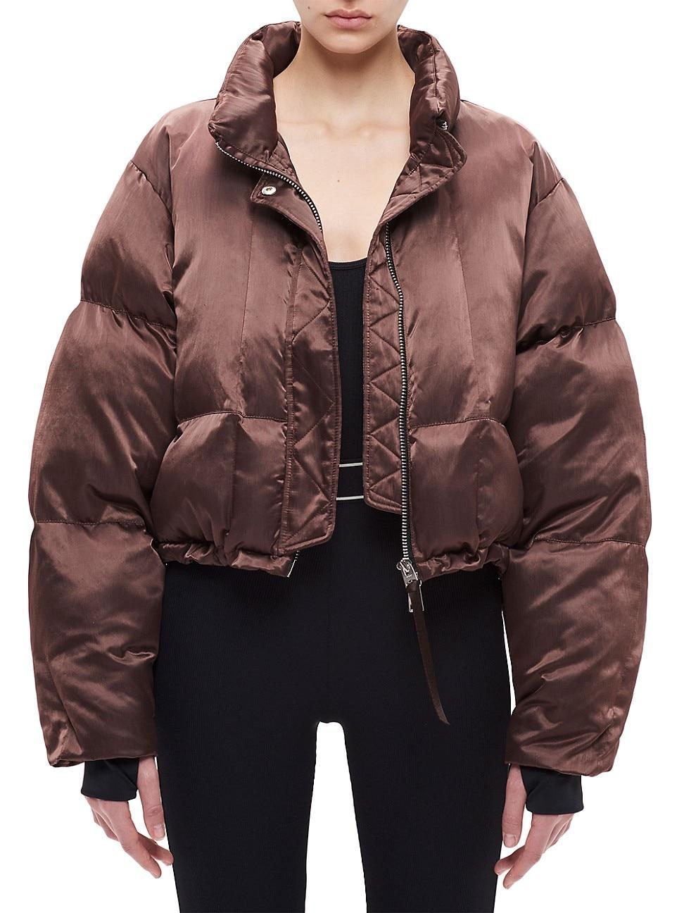 Womens Roux Cropped Puffer Jacket product image