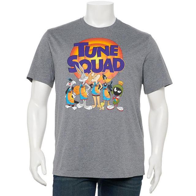 Big & Tall Looney Tunes Tune Squad Tee, Mens Grey Heather Product Image