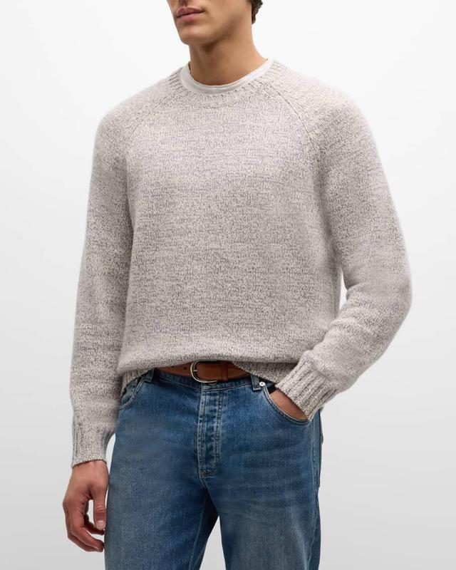 Men's Mouline Cashmere Crewneck Sweater Product Image