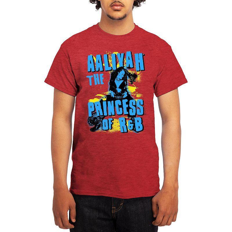 Mens Aaliyah Tee Grey Red Product Image