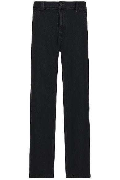 Carhartt WIP Single Knee Pant in Black Product Image