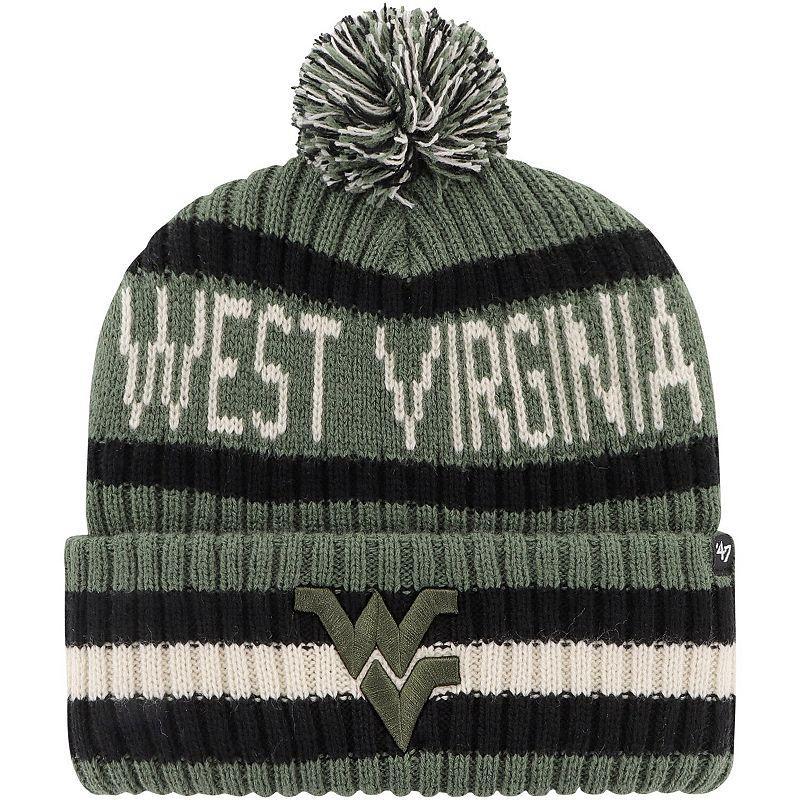 Mens 47 West Virginia Mountaineers OHT Military Appreciation Bering Cuffed Knit Hat with Pom Product Image