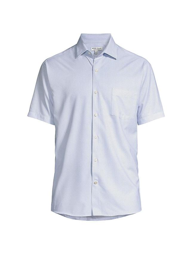 Mens Crown Bloques Performance Poplin Sport Shirt Product Image