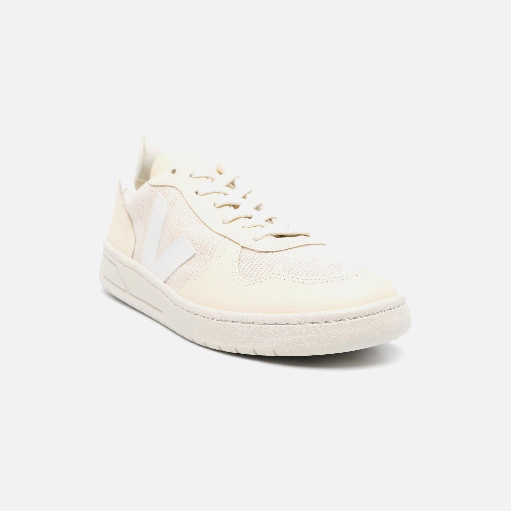 Veja V-10 - Jute / White / Multicolor Male Product Image