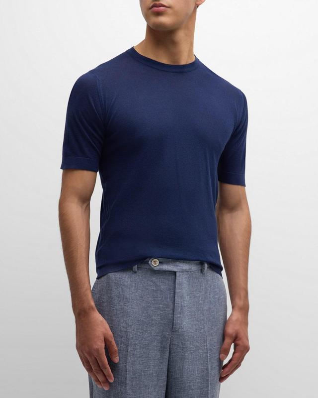 John Smedley Park Cotton Piqu T-Shirt Product Image