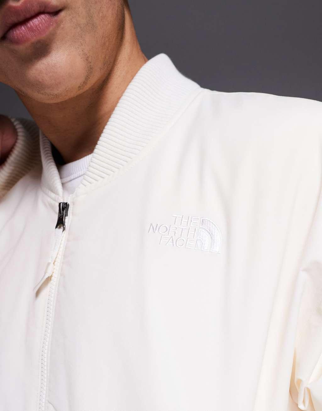 The North Face bomber jacket in white Product Image