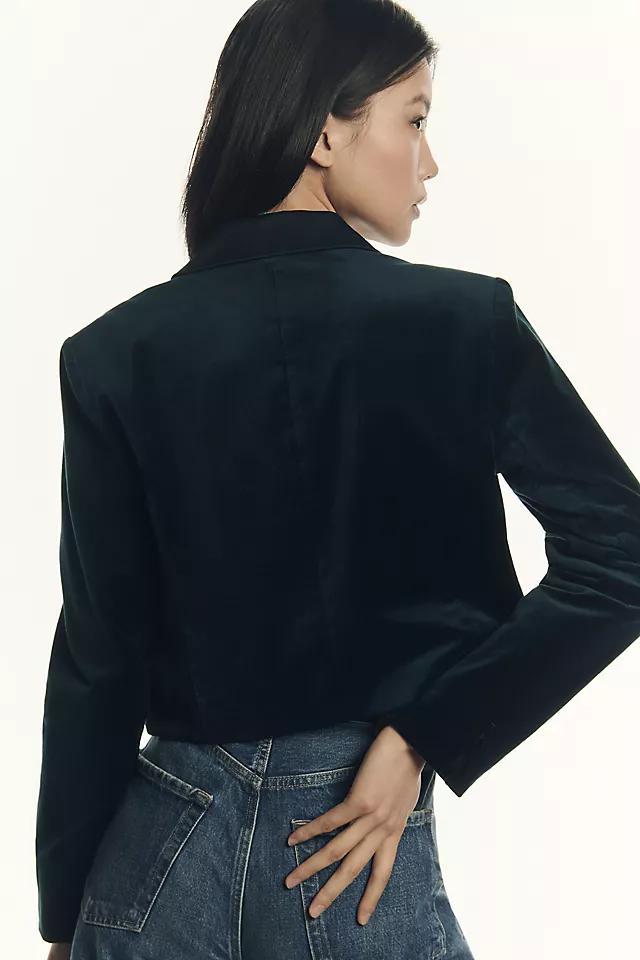 Maeve Cropped Tux Blazer Product Image