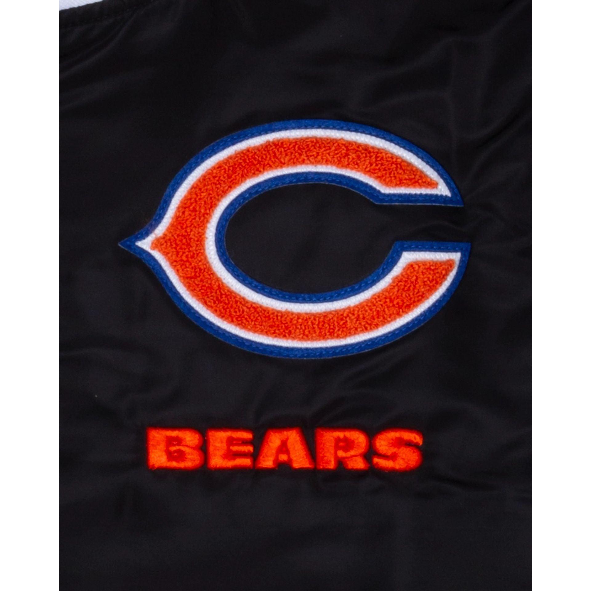 Chicago Bears Logo Select Black Jacket Male Product Image