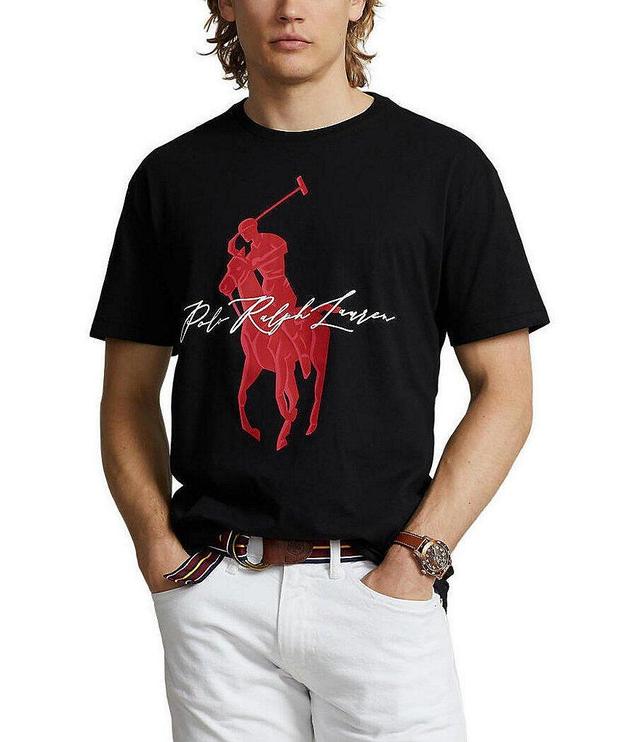 Polo Ralph Lauren Big & Tall Big Pony Logo Jersey Short Sleeve T-Shirt Product Image